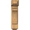 Ekena Millwork Olympic Craftsman Smooth Bracket w/ Offset Brace, Western Red Cedar, 7 1/2"W x 20"D x 32"H BKT0806X20X32OLY04SWR - alternate 3